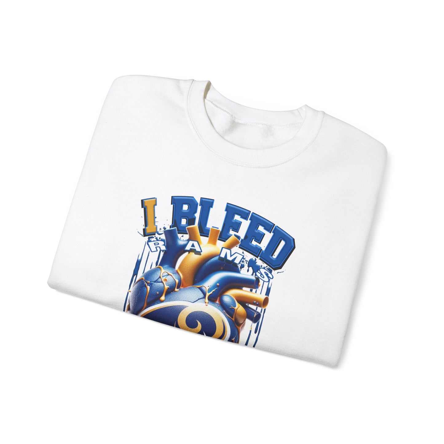 Los Angeles Rams Inspired Heavy Blend™ Crewneck Sweatshirt