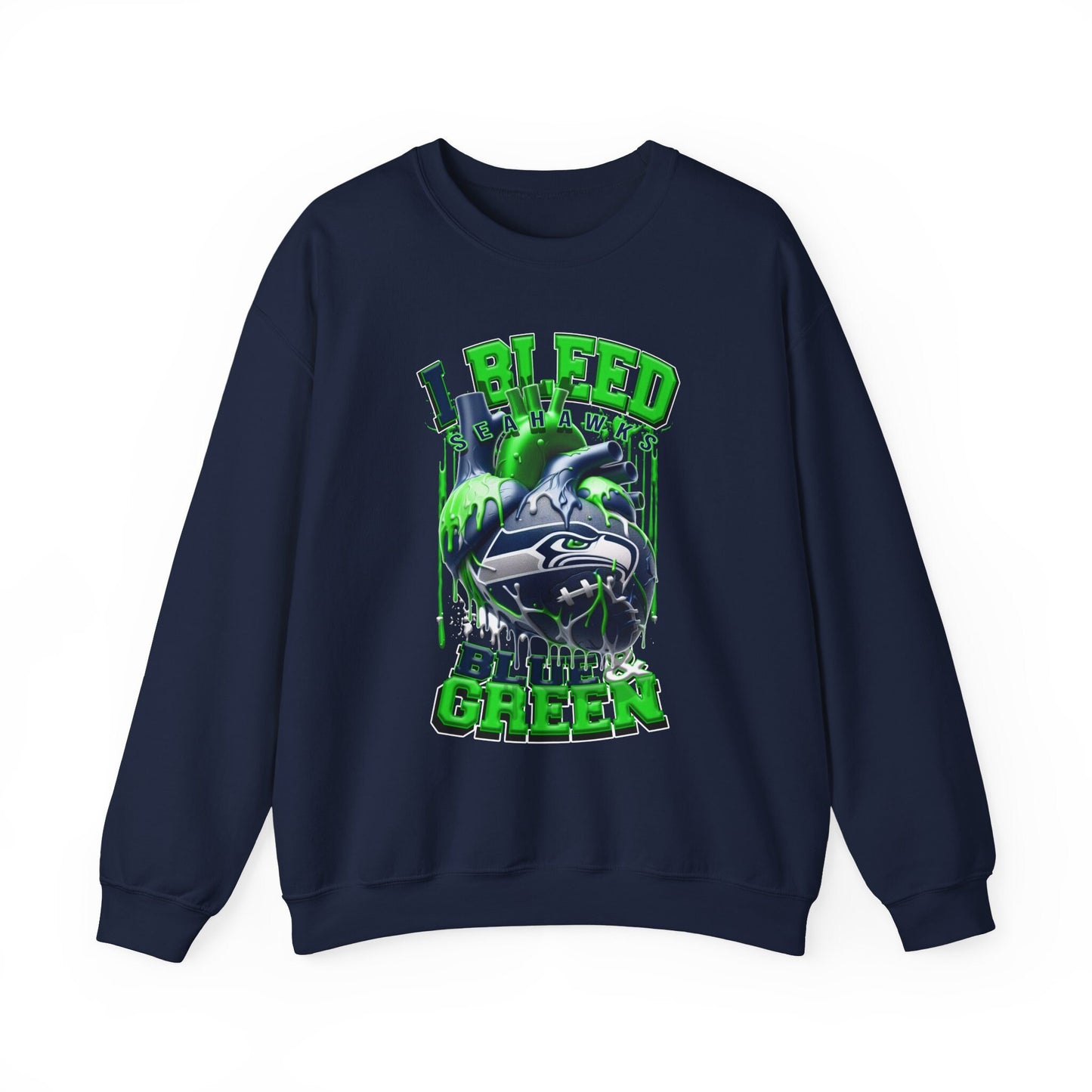 Seatle Seahawks Inspired Heavy Blend™ Crewneck Sweatshirt