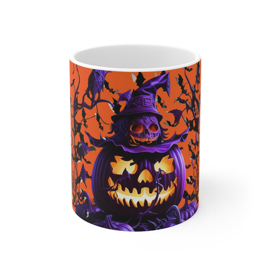 Spooky pumpkin patch mugs