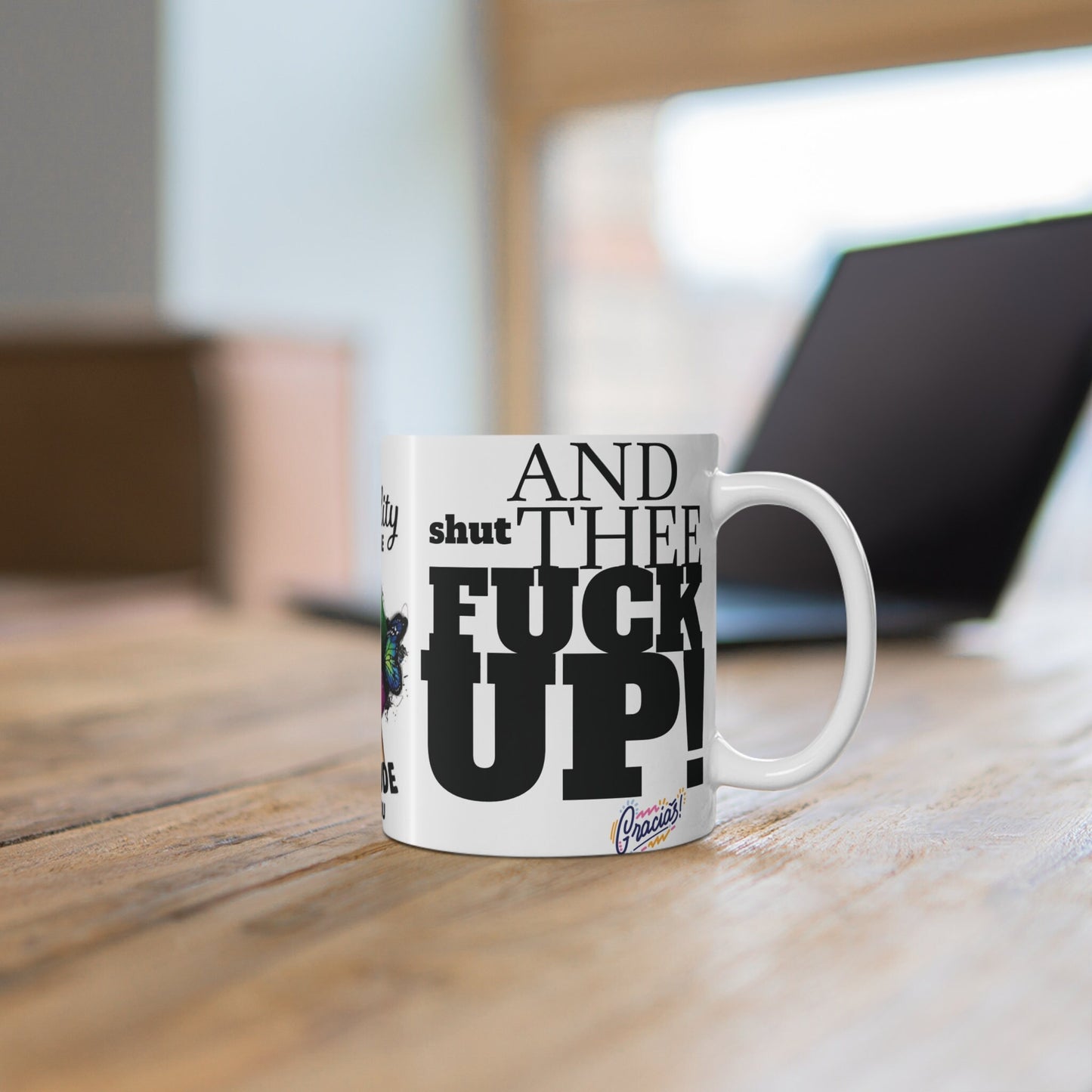 Funny Quote Coffee Mug - Unique Gift Idea for Coffee Lovers, 11oz Ceramic Cup, Sarcastic Humor Teacup, Office Desk Decor, Novelty Quote Mug