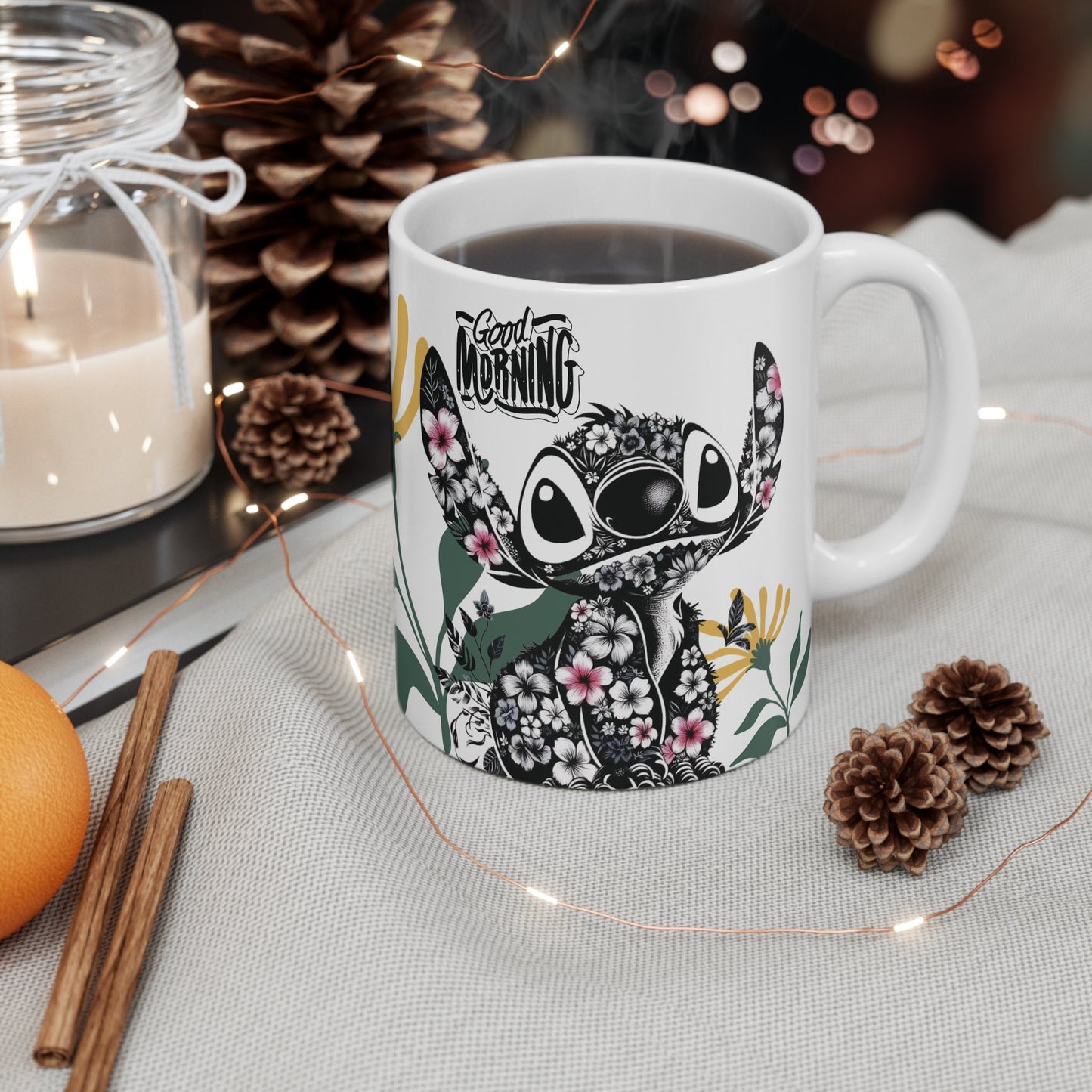 Stitch Mug,Funny Quote Coffee Mug - Unique Gift Idea, 11oz Ceramic Cup, Sarcastic Humor Teacup, Office Desk Decor, Novelty Quote Mug