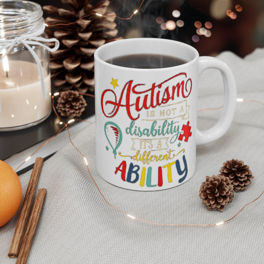 Crush Autism Support Mug, great gifts for the holidays, and autism research