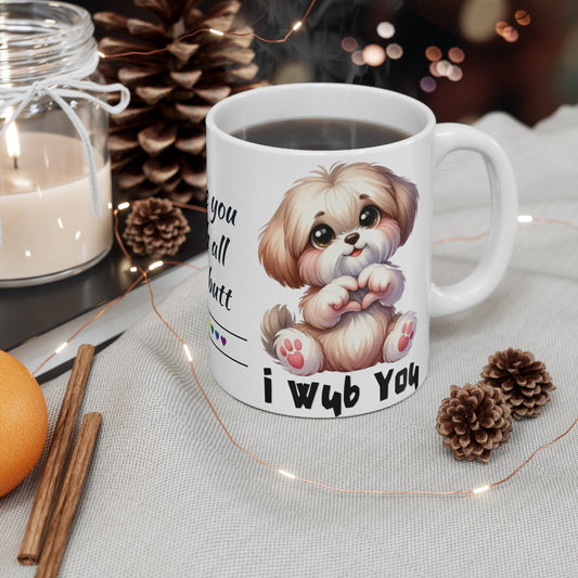 Funny Quote, Dog lovers Coffee Mug - Unique Gift Idea, 11oz Ceramic Cup, Sarcastic Humor Teacup, Office Desk Decor, Novelty Quote Mug