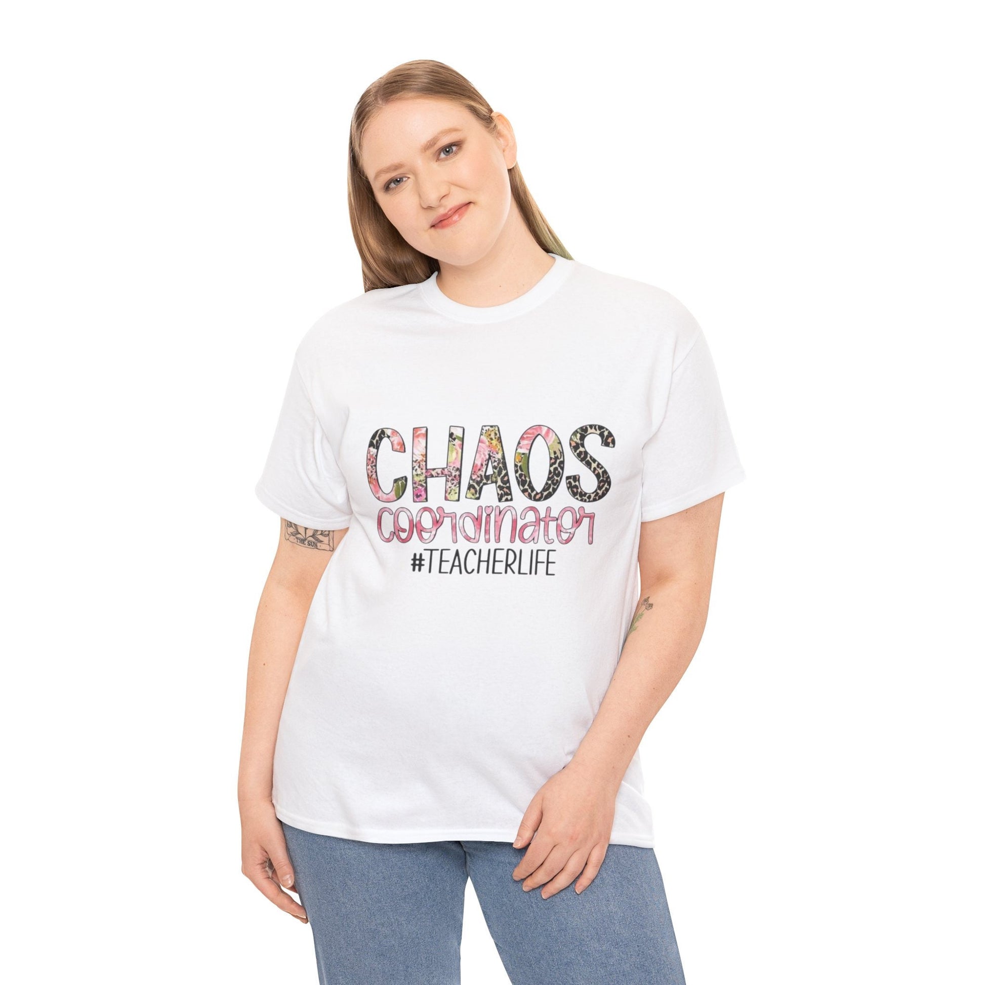 Chaos coordinator Tee, Funny Shirts for Mom, Comfort shirt, Womens Graphic Tee, Best Friend Gift Funny, Fitness Shirt, Gift for Her