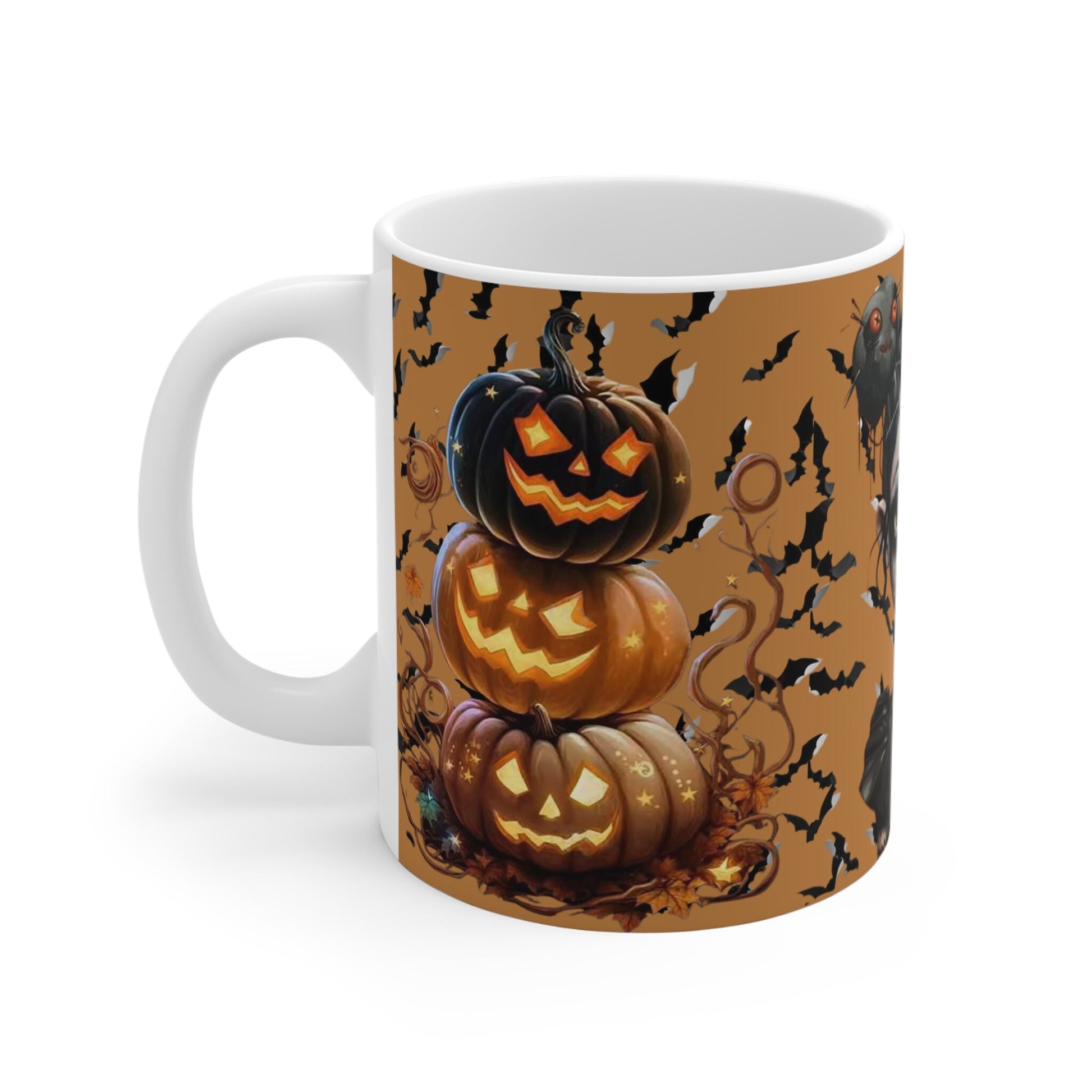 Scary Gothic teen girl Halloween mug