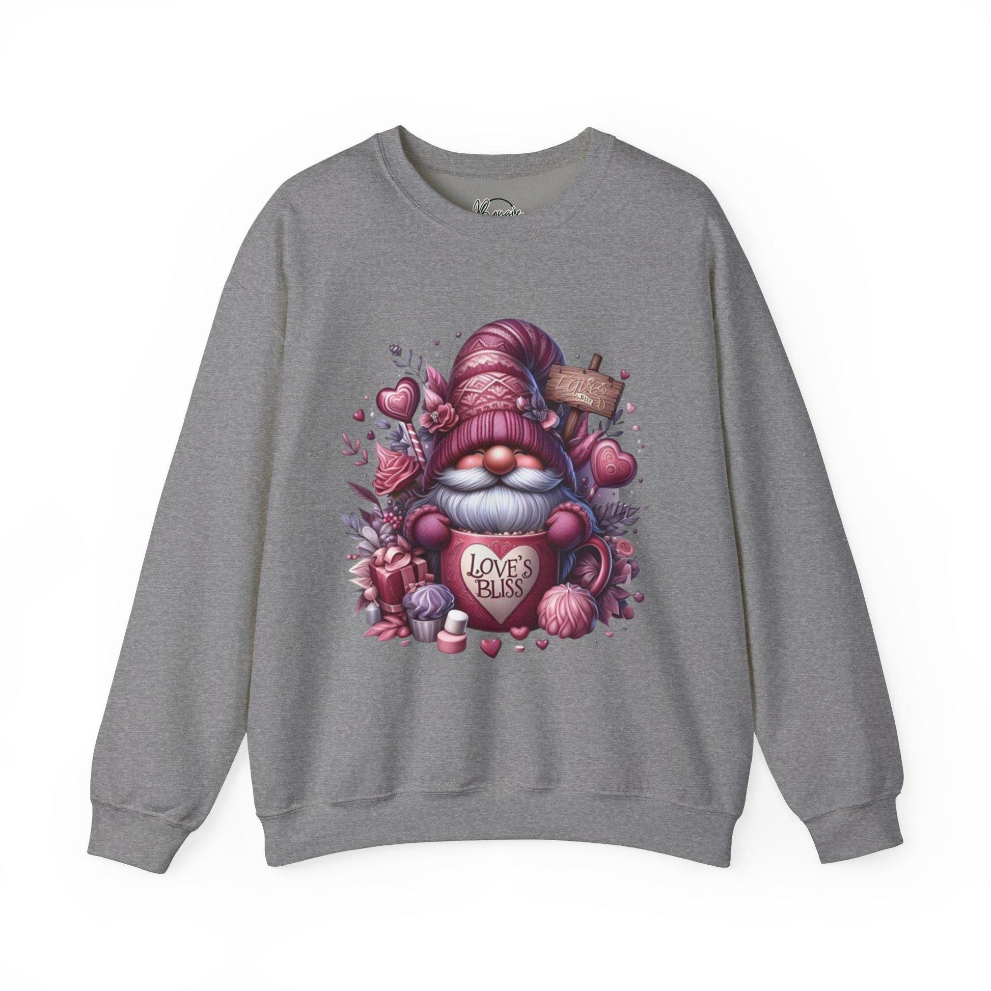 trending Gnomes love edition Comfy Crewneck Sweatshirt free shipping