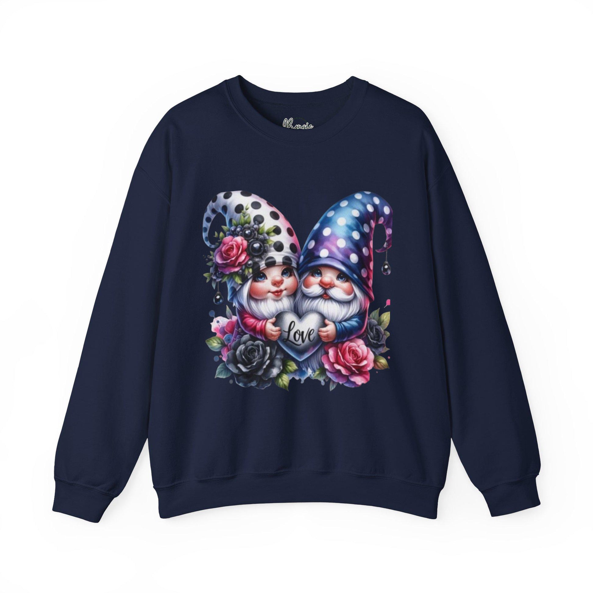 Trending Mr. and Mrs. Gnome Unisex Heavy Blend™ Crewneck Sweatshirt Free shipping