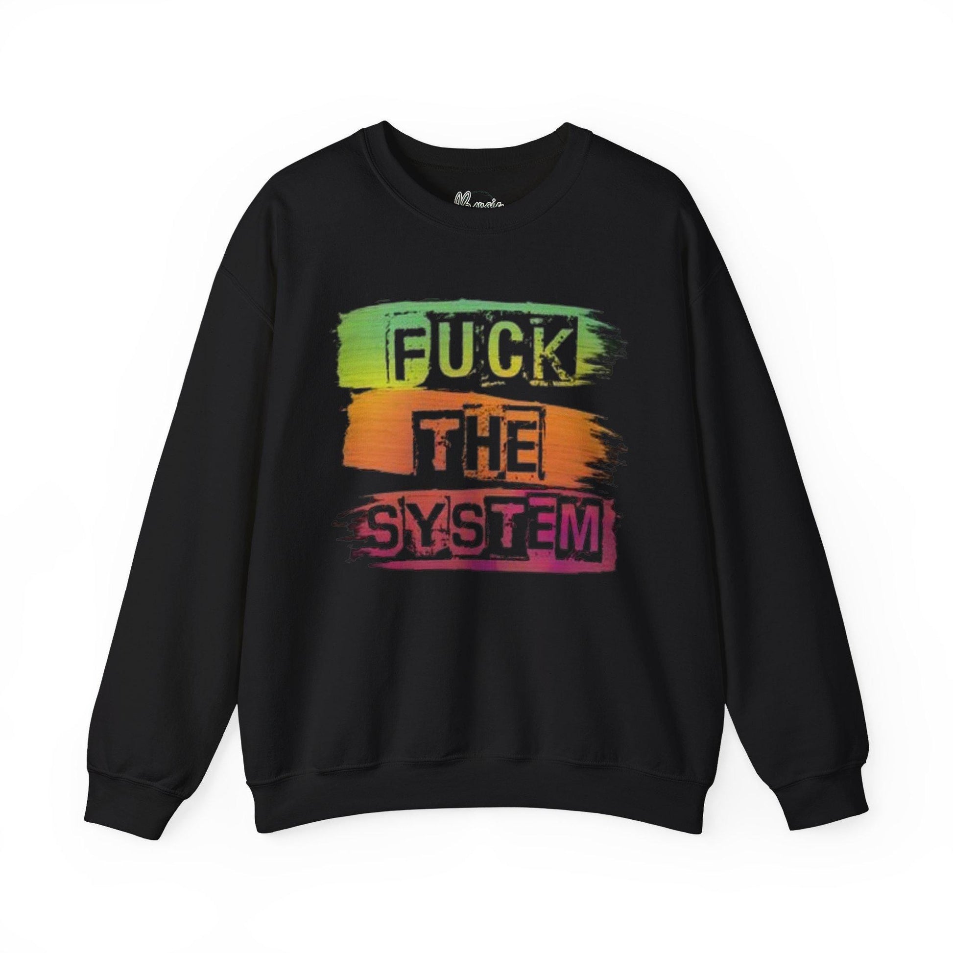 EFF the System Funny Unisex Heavy Blend™ Crewneck Sweatshirt