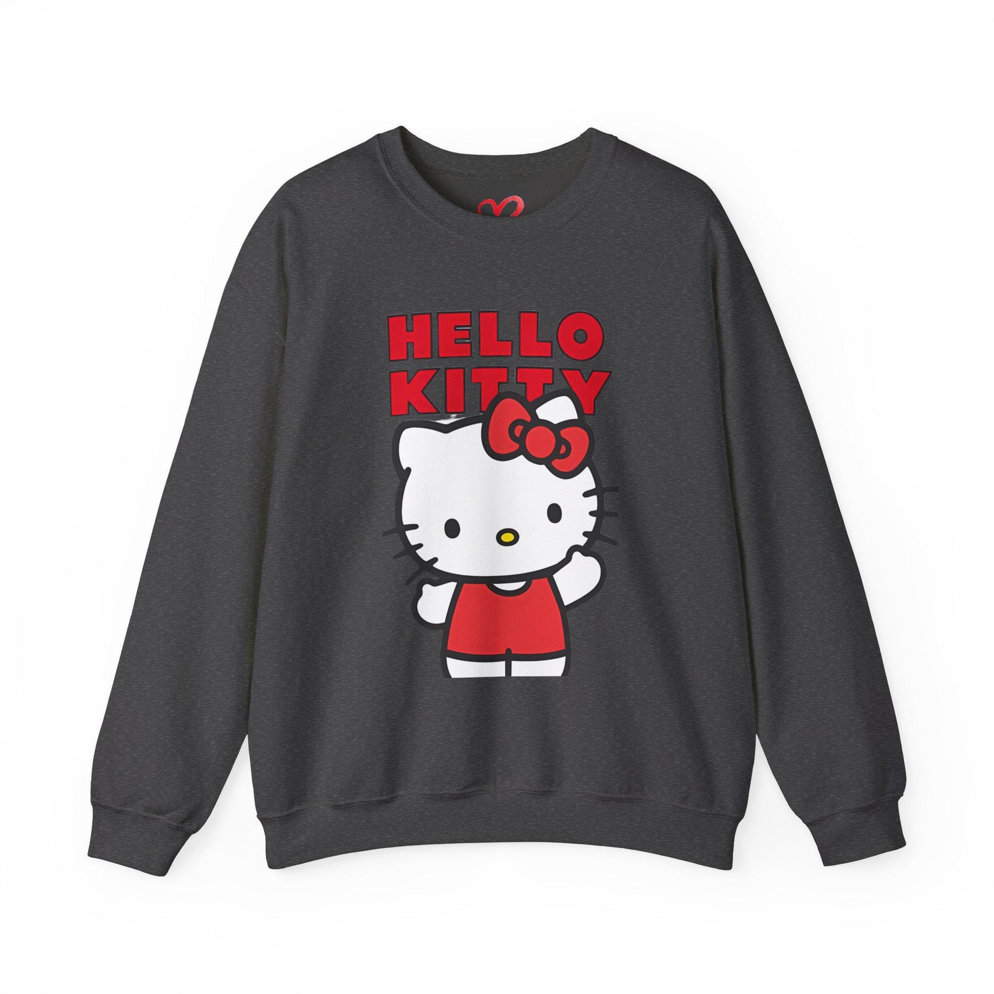 Santa's hello kitty Unisex Heavy Blend™ Crewneck Sweatshirt