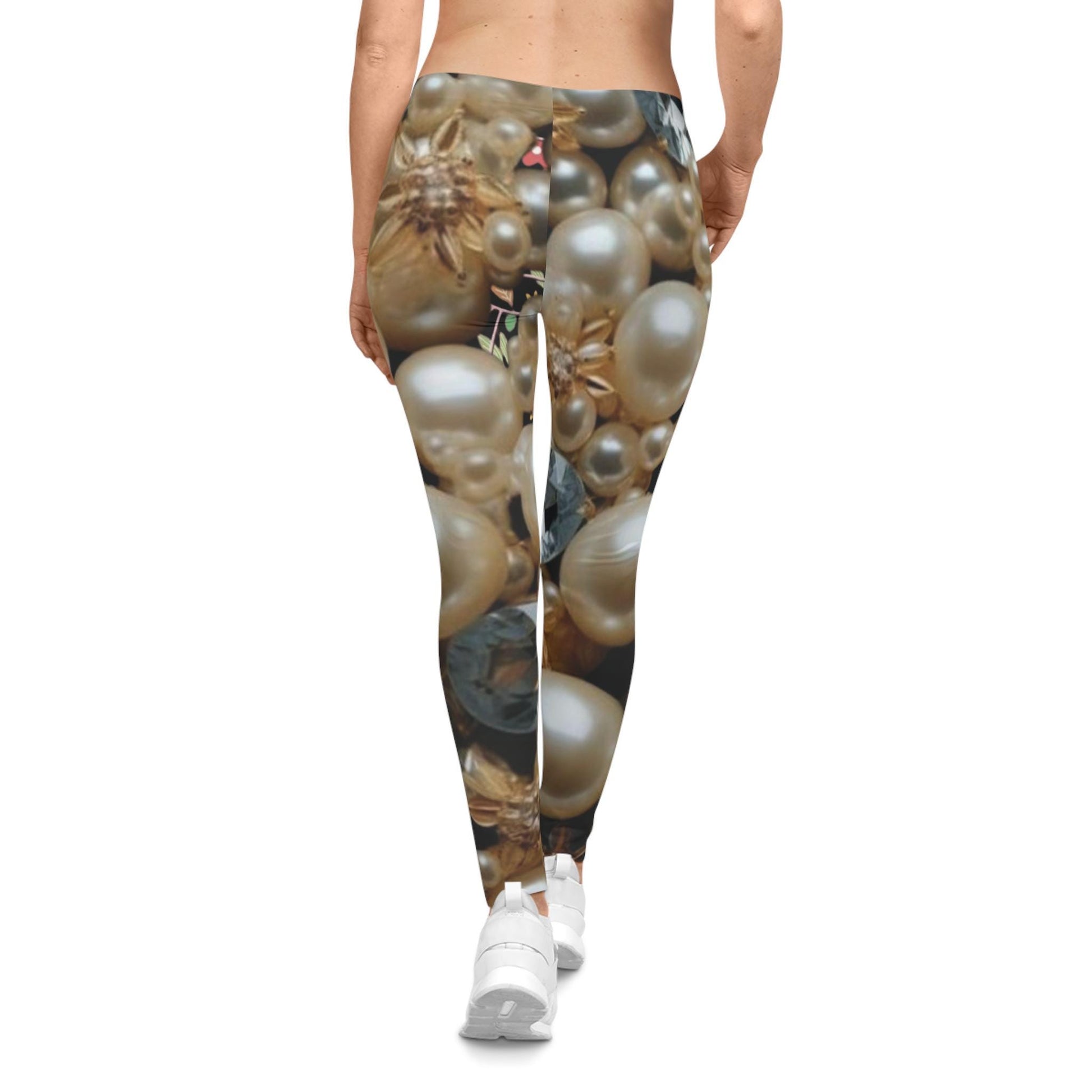 diamonds and pearls Women's Casual Leggings (AOP)